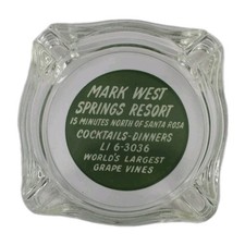 Vintage Marketing Ashtray Mark