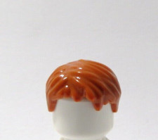 Lego Hair Wig For Boy Man  Minifigure  Short Orange Ginger