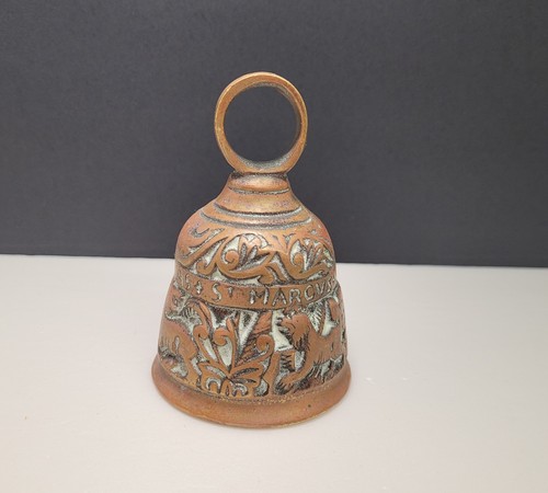 Antique brass sanctuary bell - brass,