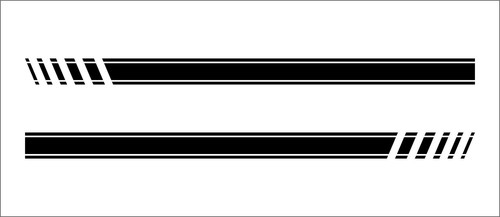 Design side stickers - design, (pair)
