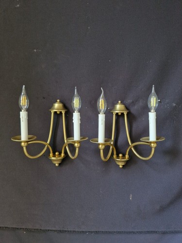 Pair vintage brass - pair,