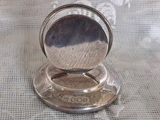 Silver Hallmarked Menu/Name