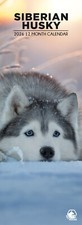 Siberian Husky Dog 2026 Slim Calendars