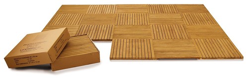 Teak decking tiles 1m2 - decking, /