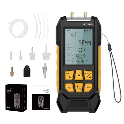 Digital manometer dual port - digital,