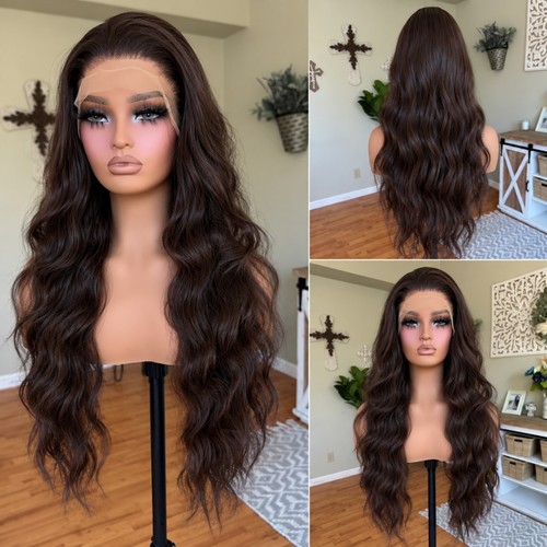 Glueless lace front wigs - lace, long