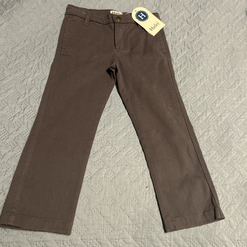 Hatley boys pants gray twill - pants,