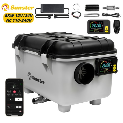 Sunster diesel heater 8kw 12v - diesel,
