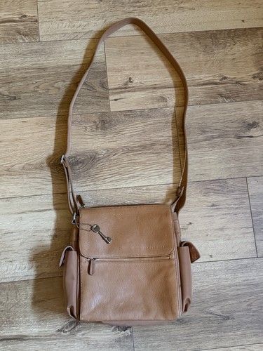 Fossil tan leather - leather, saddle