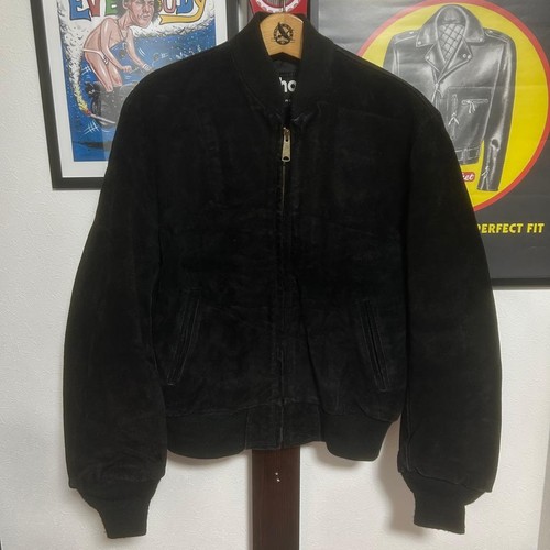 Schott black suede - schott,