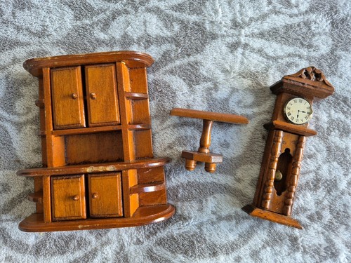 Vintage wooden dolls house - vintage,