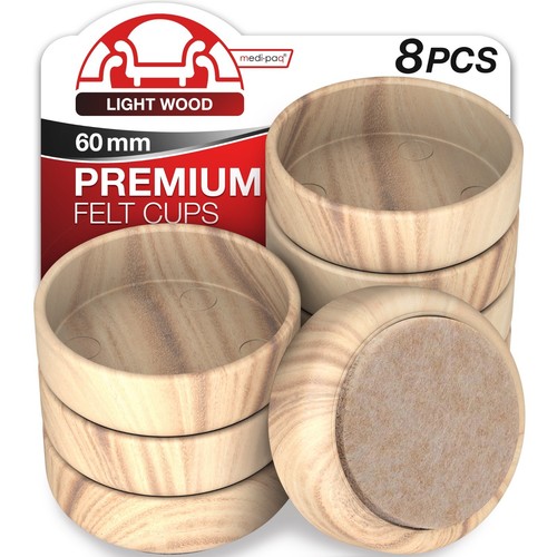 Castor cups for furniture - for,