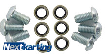 Pack of 6 Kart Wheels BEAD RETAINERS with washers - TKM Rotax X30