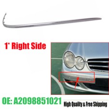 A2098851021 FRONT RIGHT BUMPER MOLDING CHROME TRIM FOR MERCEDES MB CLK W209 AMG