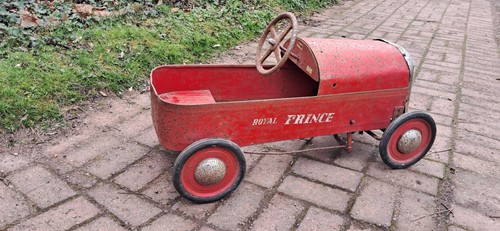 Vintage triang peddle car - vintage,