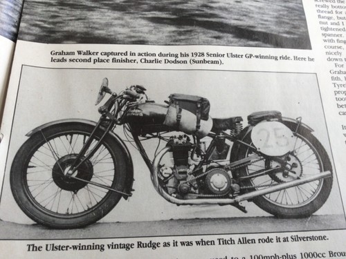 Rudge racing motorcycle - rudge,