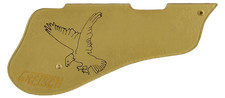 Genuine Gretsch Pickguard G6136 White Falcon Cut For Filter'Tron Pickups, Gold
