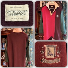 BENETTON RUGBY SWEATSHIRT 🎃