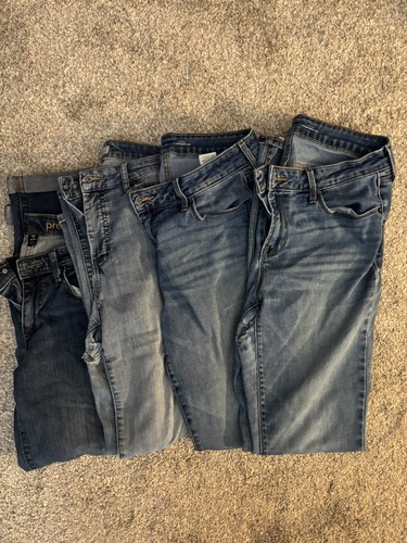Pairs denim blue jeans - 4,