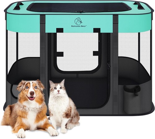 Foldable pet playpen large - foldable,