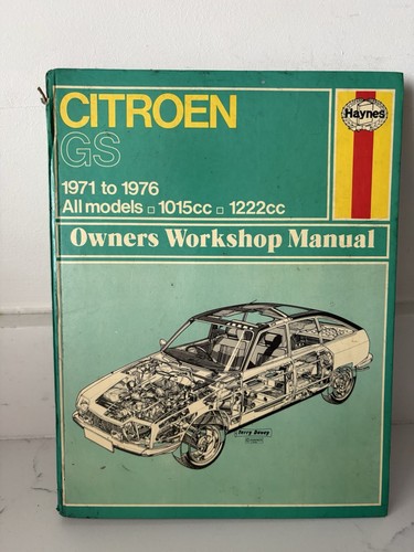 Haynes citroen 1971 - citroen, gs