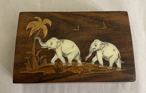 Vintage indian rosewood - vintage, bone