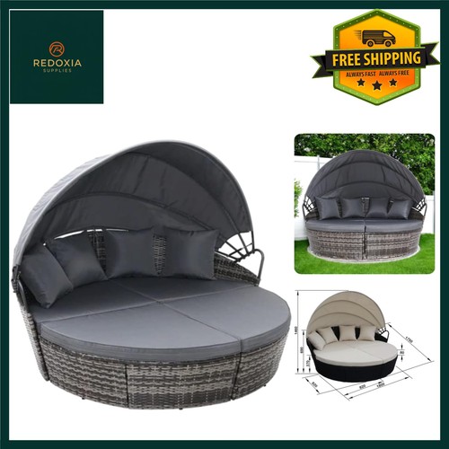 Luxury modular round rattan - luxury,