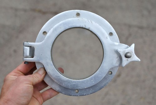 Vintage old aluminium ship - vintage,