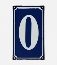 House Number 0 French Style