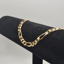 9ct Gold Figaro Bracelet –