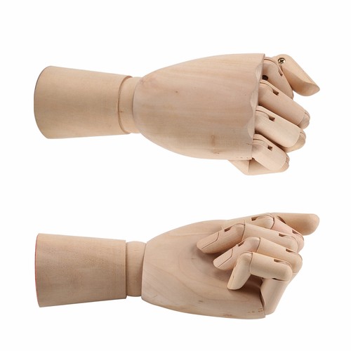 Wooden mannequin hands - mannequin, artwork