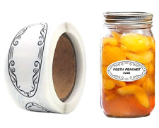 Jar Labels Blank Jam Food