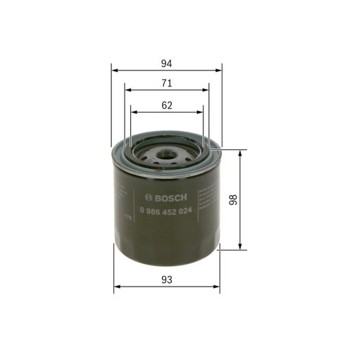 Bosch engine oil filter fits - bosch,