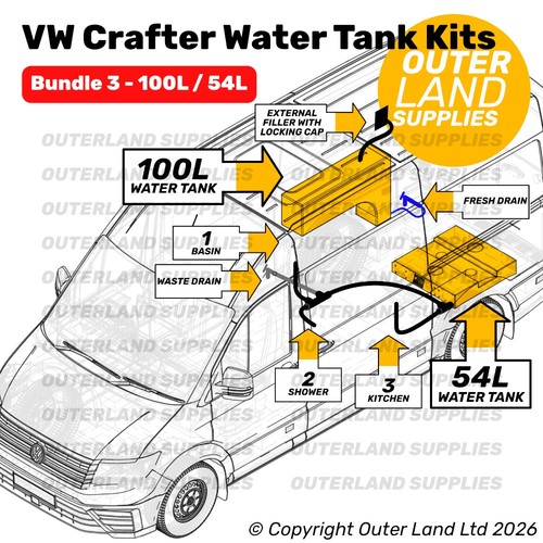 Wheel arch tank baffled - arch,