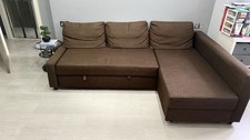L-Shaped Corner Sofa Bed with