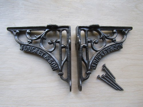 Pair cast iron vintage - pair, 5"