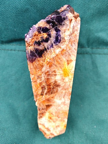 Blue john fluorite crystal - fluorite,