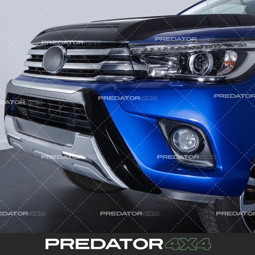 Gloss black front bumper - gloss,