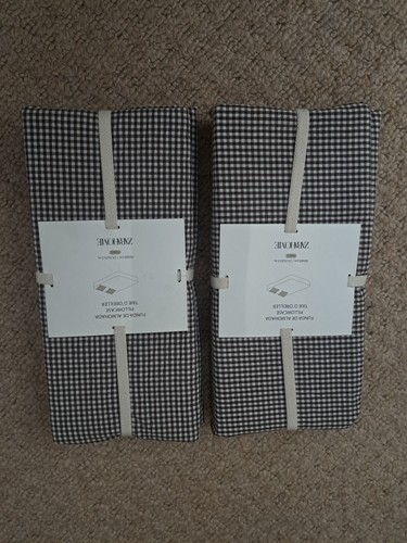 Zara gingham brown - zara,