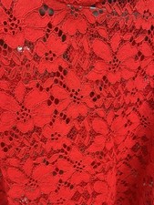 The Kooples Red Lace Blouse 1