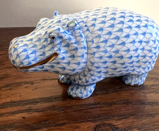 Herend Hippo smiling 2.5" high