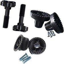 2 Sets Outdoor Porch Swing Canopy Frame Fittings Garden Swings Replacement Parts