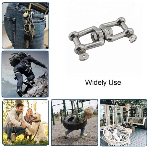 Steel double swivel - steel,