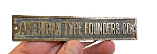 American type founders - american, co
