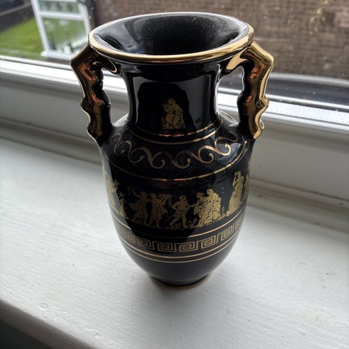 Greek style black gold twin - style,