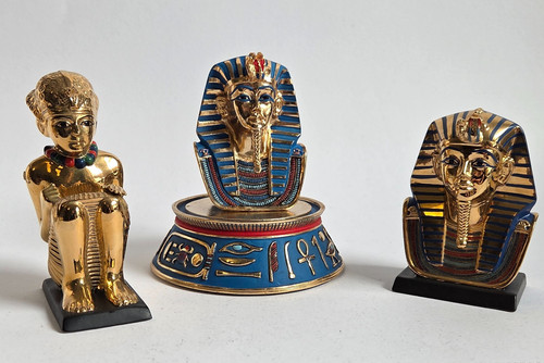 Franklin mint tutankhamun set - tutankhamun,