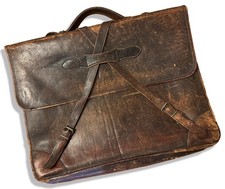 Vintage 1970s leather attaché