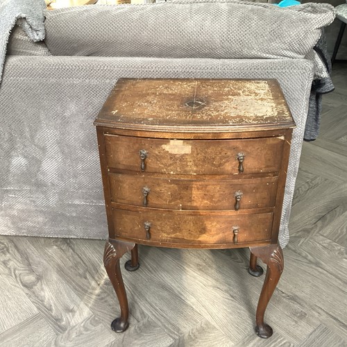Vintage bedside lamp table - lamp,
