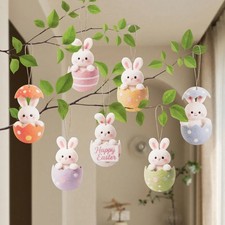 Easter Bunny Hanging Ornaments