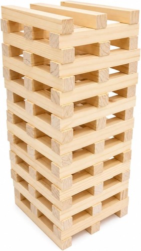 Wooden tumbling blocks outdoor - wooden,